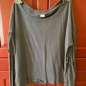 Off the Shoulder BoHo Sweatshirt
